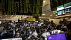 Traders work in the Cboe Volatility Index (VIX) pit on the floor of the Cboe Global Markets, Inc. exchange in Chicago. 