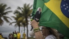 A supporter of Jair Bolsonaro