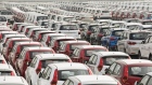 Vehicles stand at a port in Shanghai, China, on Monday, April 30, 2018. China won't succumb to "threats" from the U.S., a senior government official said, hours before talks are set to begin Thursday with a delegation of the Trump administration's top trade policy officials. 
