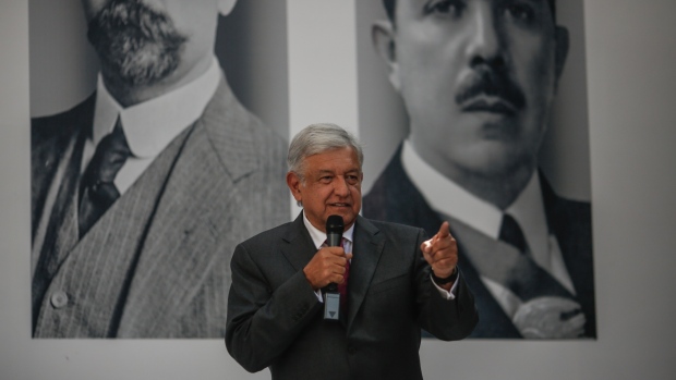 Andres Manuel Lopez Obrador Photographer: Alejandro Cegarra/Bloomberg