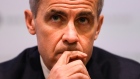 Mark Carney, governor of the Bank of England (BOE), pauses during the bank's quarterly inflation report news conference in the City of London in London, U.K., on Thursday, Nov. 1, 2018. The BOE hinted there may be a need for faster rate increases in the coming years in a report dominated by uncertainty over Brexit. 