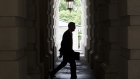 The silhouette of Robert Mueller, former director of the Federal Bureau of Investigation (FBI) and special counsel for the U.S. Department of Justice, is seen as he leaves the U.S. Capitol Building following a meeting with the Senate Judiciary Committee in Washington, D.C., U.S., on Tuesday, June 20, 2017. Senators on the Intelligence Committee pressed administration officials Wednesday to disclose more about the extent of Russian hacking attempts during last year's election after the government disclosed that 21 states had been targeted. 