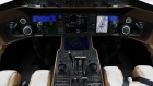 The cockpit of a Bombardier Inc. Global 6000 business jet is seen during the Singapore Airshow held at the Changi Exhibition Centre in Singapore, on Tuesday, Feb. 6, 2018. Corporate-jet makers are flooding the market, spurring deep discounts for new aircraft and fueling a three-year slide in prices of used planes. 