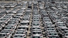 WUHAN, CHINA - JUNE 26: Thousands of cars part at the Wuhan Hannan port on the Yangtze River on June 26 ,2018 in Wuhan,Hubei province , China. Wuhan New Port comprises four ports in Hubei Province - Wuhan, Ezhou, Huanggang and Xianning. Yangluo Container Port is a major harbor in Wuhan, the capital city of central China's Hubei Province. It handles large amounts of containers and there are direct vessels from Wuhan New Port to Shanghai and onwards to the world every day. (Photo by Wang He/Getty Images)