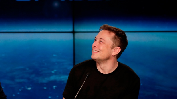 Elon Musk in Cape Canaveral Feb. 2018