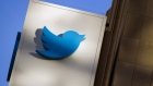The Twitter Inc. logo is displayed on the facade of the company's headquarters in San Francisco, California, U.S.