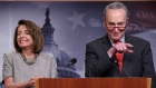 Nancy Pelosi and Chuck Schumer answer questions following an announced end to the partial government shutdown in Washington on Jan. 25, 2019.