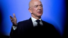 Jeff Bezos, founder and chief executive officer of Amazon.com Inc., speaks during a discussion at the Air Force Association's Air, Space and Cyber Conference in National Harbor, Maryland, U.S., on Wednesday, Sept. 19, 2018.