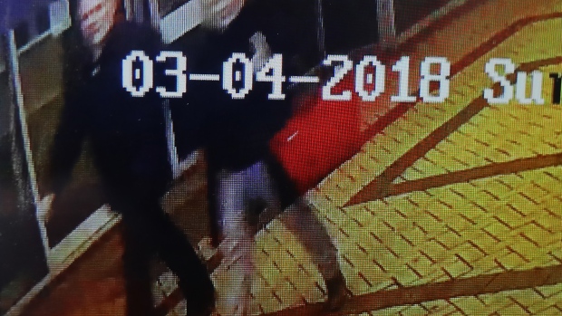 CCTV footage believed to show Sergei Skripal, and his daughter Yulia Skripal