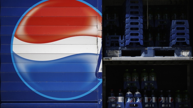 PepsiCo Inc. products are seen on a delivery truck in Somerset, Pennsylvania, U.S., on Friday, April 15, 2016. 