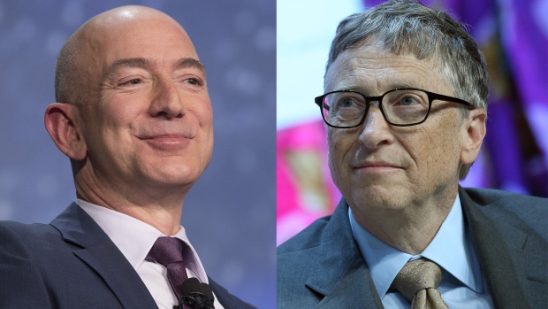 Bezos and Gates Photographer: Bloomberg/Bloomberg