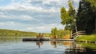 A dock in Ontario’s Muskoka region. Image courtesy of Porter Airlines via CNW Group