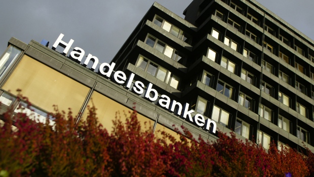 The Svenska Handelsbanken headquarters stand, in Oslo, Norway. 