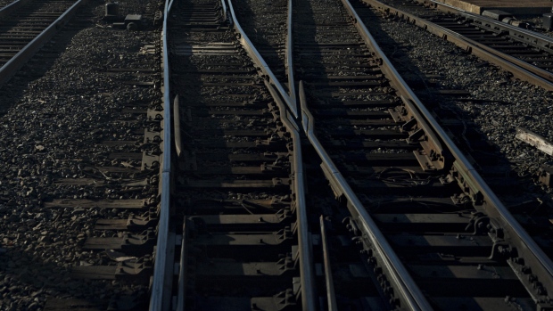 Train tracks are seen near Union Station on Amtrak's northeast corridor line in Washington, D.C., U.S., on Friday, Jan. 11, 2019. Along Amtrak's Northeast Corridor, roughly $3.4 billion in improvements are underway to bring faster, more reliable service to the busiest rail route in the U.S. Yet the region's biggest and most important infrastructure project remains unfunded, a failure that threatens service to 820,000 regional and commuter passengers each workday. 