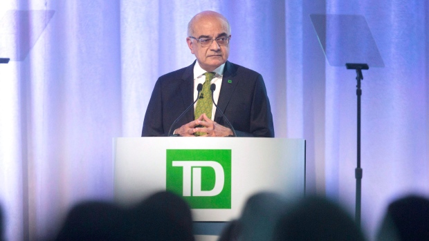 President and Chief Executive Officer of the Toronto-Dominion Bank Bharat Masrani