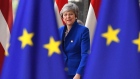 BRUSSELS, BELGIUM - APRIL 10: Britain's Prime minister Theresa May arrives ahead of a European Council meeting on Brexit at The Europa Building at The European Parliament on April 10, 2019 in Brussels, Belgium. Theresa May formally presents her case to the European Union for a short delay to Brexit until 30 June 2019. The other EU leaders will then then discuss how to respond at a dinner without her. (Photo by Leon Neal/Getty Images)