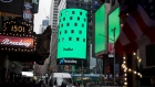 Hulu LLC signage is displayed at the Nasdaq MarketSite in New York, U.S., on Friday, Jan. 18, 2019. Stocks rose to the highest level in more than a month as signs the U.S. and China are closing in on a trade truce and stronger factory numbers boosted investor confidence in the global economy. 