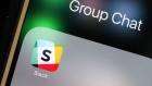 Slack icon on an iPhone 