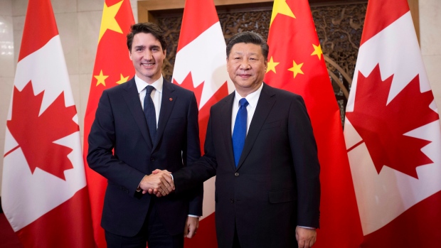 Prime Minister Justin Trudeau meets Chinese President Xi Jinping