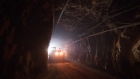 A truck moves through a tunnel to pick up rock ore from the digging floor at the Yalea underground gold mine, part of the Loulo-Gounkoto gold mine complex operated by Randgold Resources Ltd., in Loulo, Mali. 