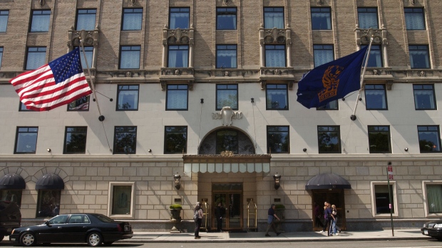 A Ritz-Carlton hotel in New York.  Photographer:  Daniel Acker/Bloomberg News.