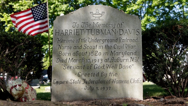 Harriet Tubman's gravestone
