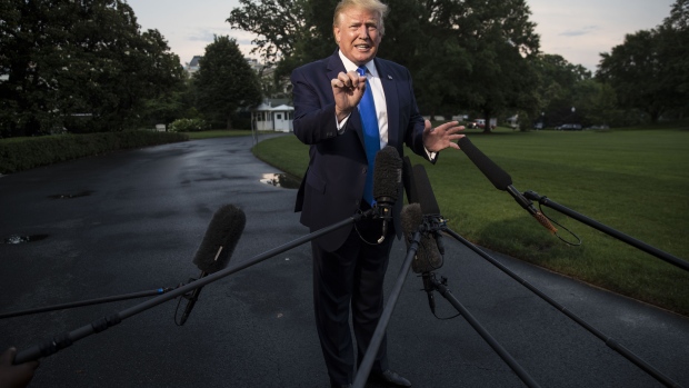 Donald Trump on June 2. Photographer: Sarah Silbiger/Bloomberg 
