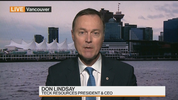 Don Lindsay, chair at the Business Council of Canada and CEO of Teck Resources