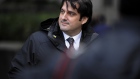 Paul Ceglia, indicted on charges of mail fraud and wire fraud, exits federal court in New York, U.S., on Wednesday, Nov. 28, 2012. Photographer: Peter Foley/Bloomberg