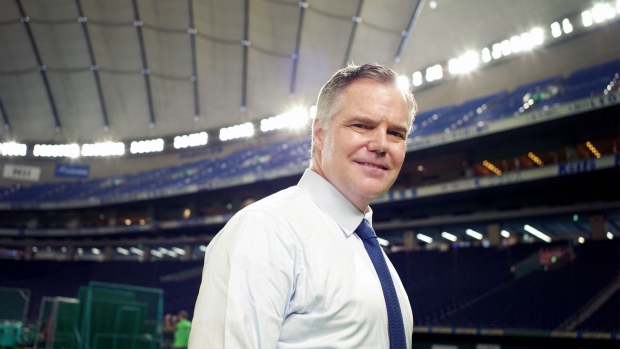 Jim Murren, chairman and chief executive officer of MGM Resorts International, poses for a photograph following a Bloomberg Television interview in Tokyo, Japan, on Thursday, March 21, 2019. MGM Resorts plans to focus on a bid to build a casino in Osaka, where the city government will likely choose the winning bid around March 2020, Murren said. Photographer: Kentaro Takahashi/Bloomberg