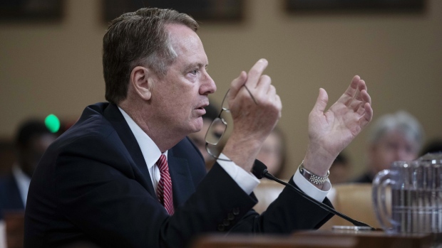 Robert Lighthizer speaks during a House Ways and Means Committee hearing on June 19. 