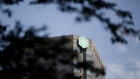 The Desjardins Financial Corp. logo is displayed at the company's headquarters in Montreal, Quebec, Canada, on Monday, Aug. 20, 2018. 