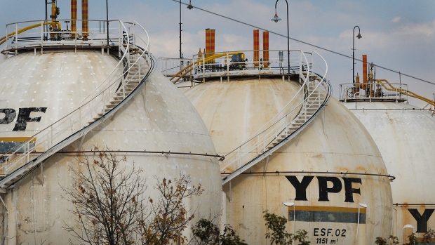 The YPF SA refinery stands in Lujan de Cuyo, Argentina. 