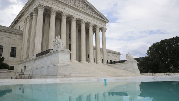 The U.S. Supreme Court stands in Washington, D.C., U.S., on Monday, June 17, 2019. 