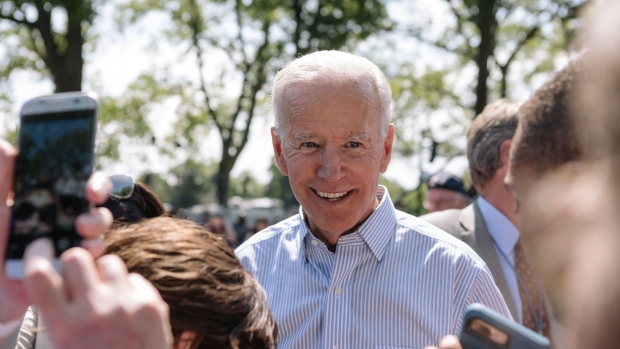 Joe Biden during a campaign rally in Philadelphia, Pennsylvania. 