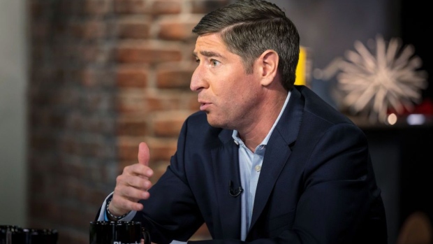 Scott Kupor, chief operating officer and managing partner at Andreessen Horowitz, speaks during a Bloomberg Technology television interview in San Francisco, California, U.S., on Wednesday, May 29, 2019. Kupor discussed the venture capital landscape, the tech IPO pipeline and the impact of China-U.S. trade tensions. 