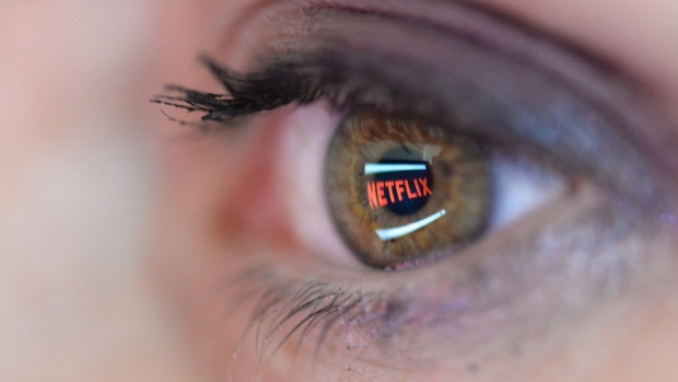 In this photo illustration the Netflix logo is reflected in the eye of a woman on September 19, 2014 in Paris, France. Netflix September 15 launched service in France, the first of six European countries planned in the coming months. (Photo by Pascal Le Segretain/Getty Images)
