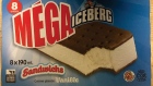 Iceberg mega vanilla ice cream sandwiches.