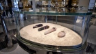 Stone cannabis pipes for sale at the High End at Barneys New York in Beverly Hills, Calif. 