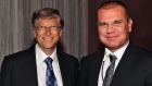 GETTY - Bill Gates and Boris Nikolic in 2012.