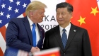Donald Trump and Chinese President Xi Jinping