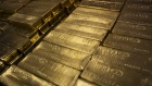 Gold bars, worth hundreds of thousands of dollars each, sit in a vault at the United States Mint at West Point in West Point, New York, U.S.