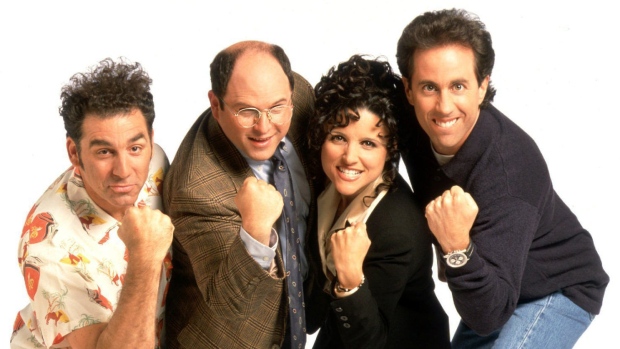 The cast of NBC's "Seinfeld" 