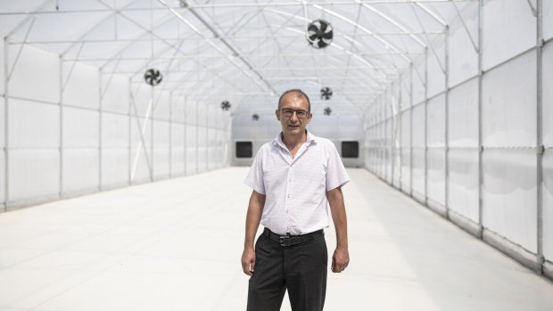 An empty greenhouse at MAM premises in Sveti Nikole Photographer: Konstantinos Tsakalidis/Bloomberg