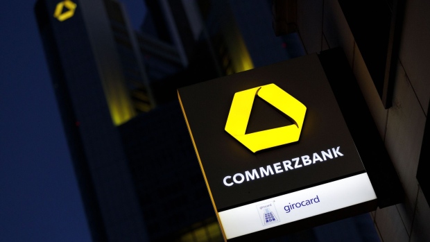 Commerzbank AG logos. 