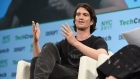 Co-Founder and CEO of WeWork Adam Neumann onstage during TechCrunch Disrupt NY 2017 at Pier 36 on May 15, 2017 in New York City. 
