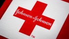 The Johnson & Johnson logo is arranged for a photograph in New York, U.S., on Monday, April 15, 2013