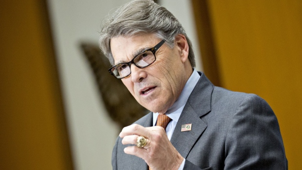 Rick Perry, U.S. secretary of energy, speaks during the Americas Society/Council of the Americas (AS/COA) conference at the U.S Department of State in Washington, D.C., U.S.