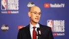 TORONTO, ONTARIO - MAY 30: NBA Commissioner Adam Silver speaks before Game One of the 2019 NBA Finals between the Toronto Raptors and the Golden State Warriors at Scotiabank Arena on May 30, 2019 in Toronto, Canada. NOTE TO USER: User expressly acknowledges and agrees that, by downloading and or using this photograph, User is consenting to the terms and conditions of the Getty Images License Agreement. (Photo by Vaughn Ridley/Getty Images) 