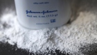 GETTY IMAGES - In this photo illustration, a container of Johnson's baby powder made by Johnson and 